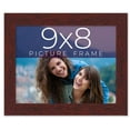 thumbnail image 1 of 9x8 Frame Brown Solid Wood Picture Frame Width 0.75 Inches | Interior Frame Depth 0.5 Inches |, 1 of 8