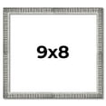 thumbnail image 1 of 9x8 Frame Silver Grey Distressed Solid Wood Picture Frame | 0.75 Inch Moulding Width | Interior, 1 of 8