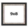 thumbnail image 1 of 9x8 Frame Silver Real Wood Picture Frame Width 1.25 Inches | Interior Frame Depth 0.75 Inches |, 1 of 8