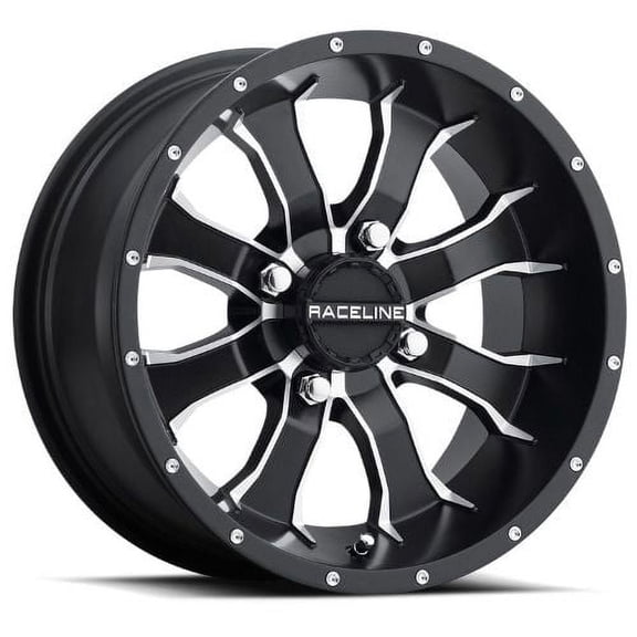 Raceline A7798011-35 Mamba Sport Wheel - 9x8 - 3+5 Offset - Black