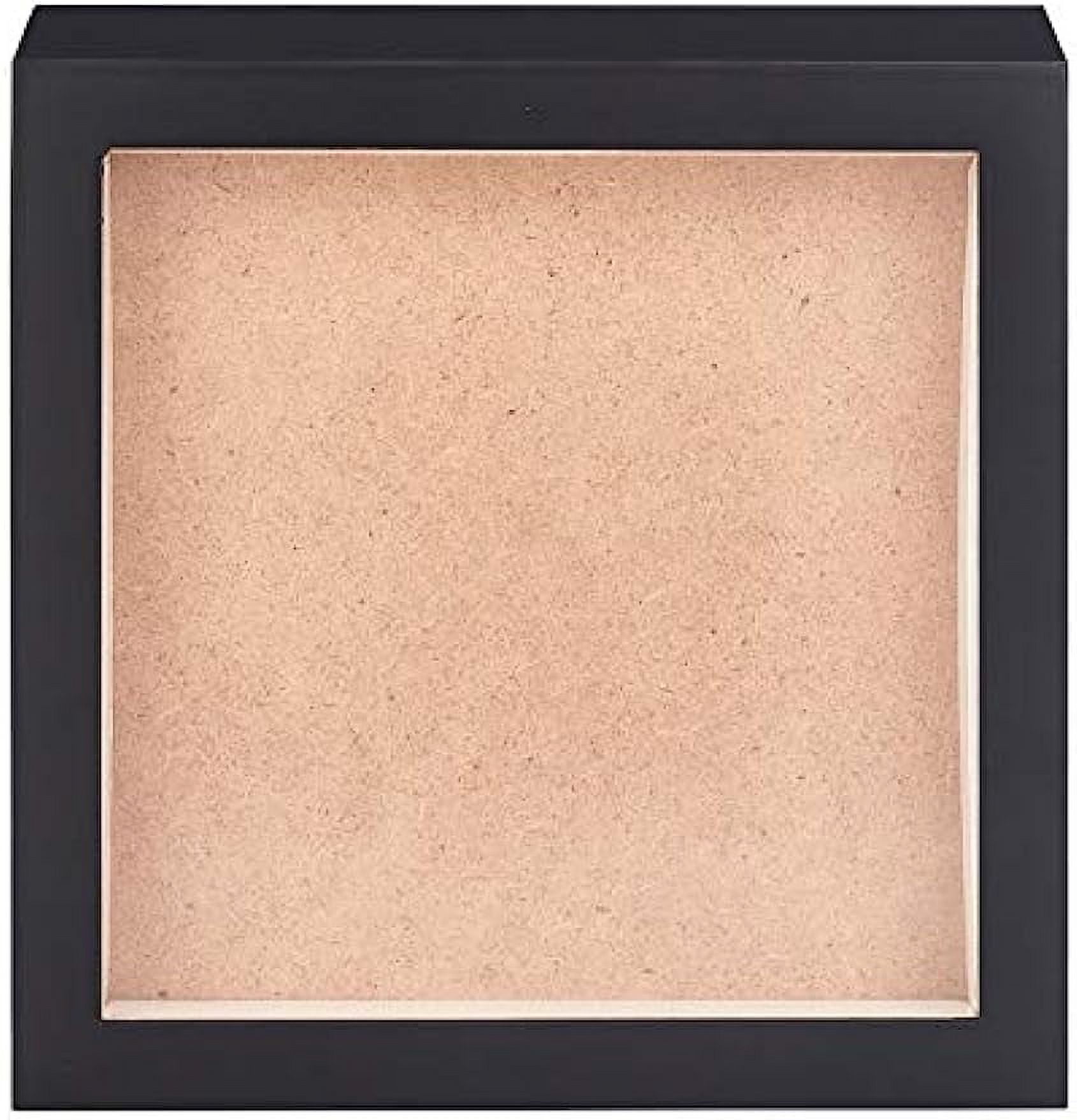 9x9 3D Deep Picture Frame Black Wooden Picture Frame with Organic Glass