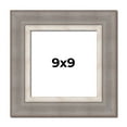thumbnail image 1 of 9x9 Frame Grey Real Wood Picture Frame Width 2.75 Inches | Interior Frame Depth 0.5 Inches | Linus, 1 of 8