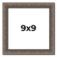 thumbnail image 1 of 9x9 Frame Silver Real Wood Picture Frame Width 1.25 Inches | Interior Frame Depth 0.5 Inches | Diem, 1 of 8