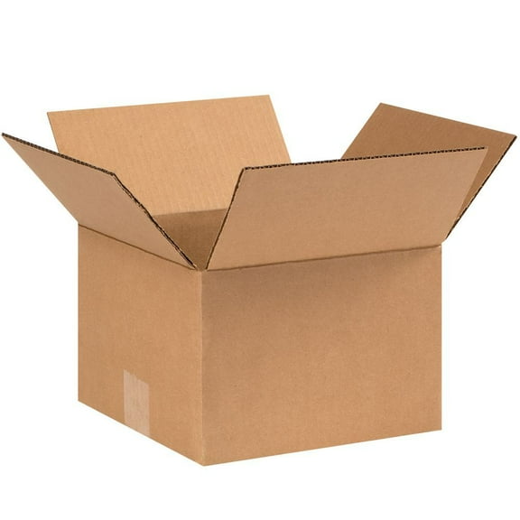 9x9x6 Size Shipping and Packing Box - Cardboard - Quantity per Order: 100 Box Bundle (100 Boxes per Order of 1)