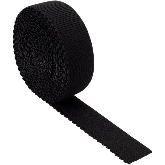 9yards×1.9inch Black ComDIY fortable Elastic Band Wider Elasticity Knitting Elastic Band Plush Strap Elastic Bands Trim Ribbon DIY for Sewing Shoulder Waistband Strap Making