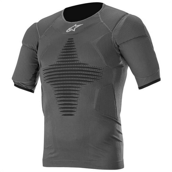 Alpinestars A-O Mens Protective Base Layer Top Anthracite/Black LG/XL
