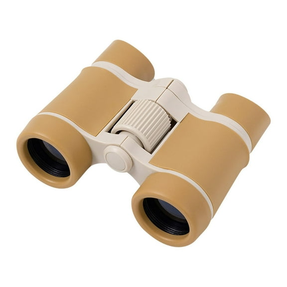 A-053 Brown Boy Girl Childrens Binoculars 4X30 Magnification Outdoor Adventure Toy Nature Exploration Gear For Kids Compact Focus #5dFFu
