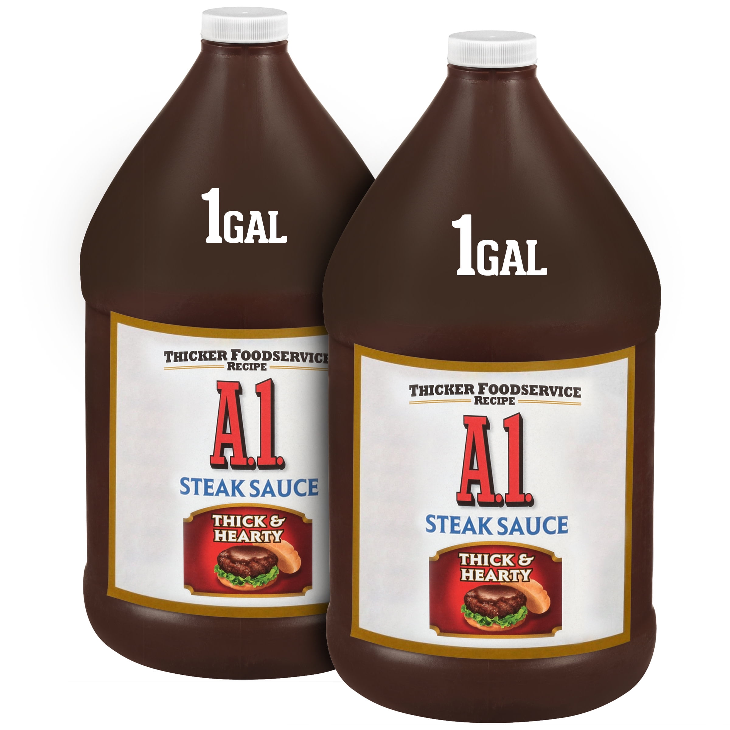 A.1. Thick & Hearty Steak Sauce, 2 ct Casepack, 1 gal Jugs