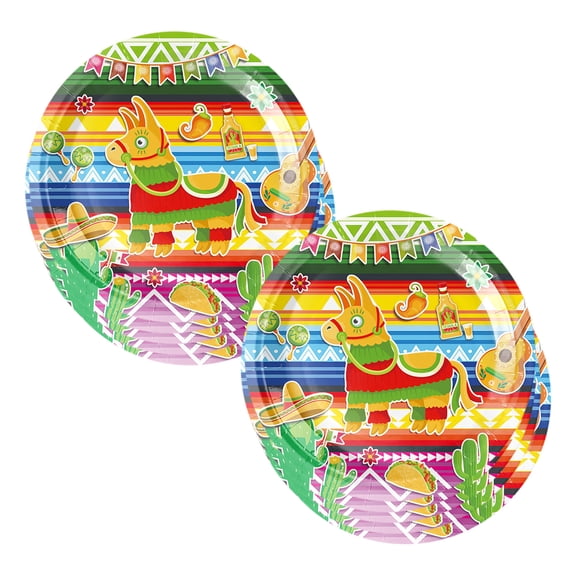 A 10-Piece Carnival Party Tableware Set With 20 Napkins, 7 And 9 Inch Plates And Cups, Disposable For Easy Cleanup