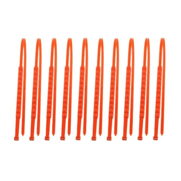A 10 Pieces Plastic Non Slip Cable Tie Set For Car Tires Snow Mud Off Road Vehicle Traction Aid And Safety Easy Installation And Durable