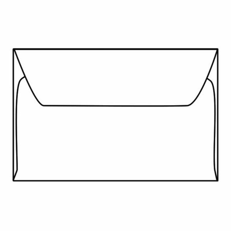 #A-10 Recovery Machine Insertable Announcement Envelopes, 6" x 9-1/2", 24#, 100% Post-Consumer Recycled (Box of 500)