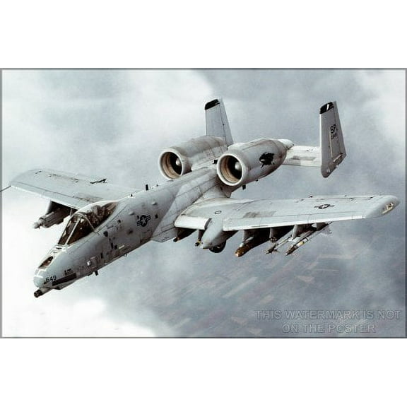 A-10 Thunderbolt II, Warthog - 24"x36" Poster