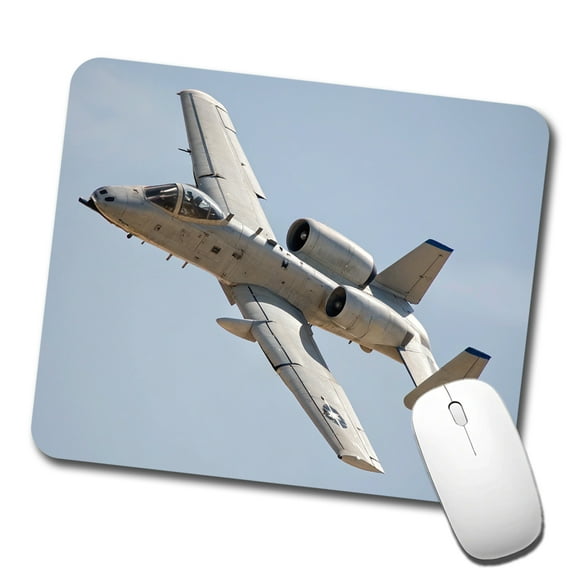 A-10 Thunderbolt II Warthog US Air Force Plane In Flight Mouse Pad Low Profile Gaming Mat