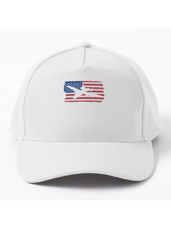 A-10 Warthog American Flag Baseball Cap, Military Airplane USA Design, Classic Hat