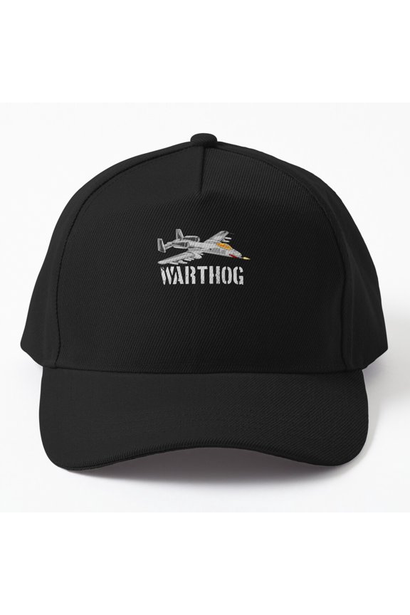 A-10 Warthog Military Jet Baseball Hat, Aircraft Aviation Graphic Design, Classic Cap
