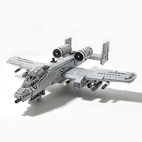 A-10 Warthog Plane Building Set 961PCS Fighter Jet Building Blocks Set Air Force Airplane Model Kit Bricks Ideal for Aviation Enthusiasts