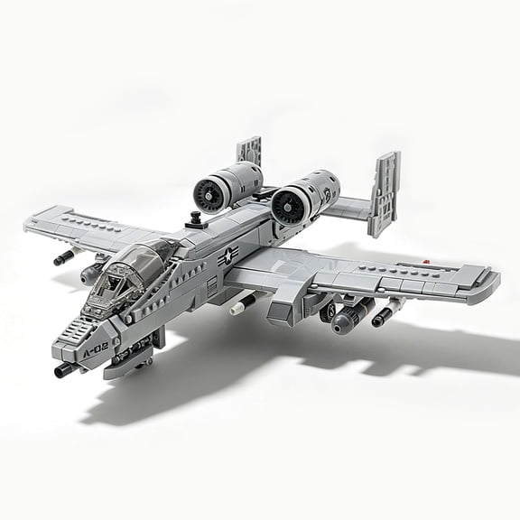 A-10 Warthog Plane Building Set 961PCS Fighter Jet Building Blocks Set Air Force Airplane Model Kit Bricks Ideal for Aviation Enthusiasts