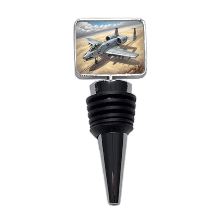 A-10 Warthog Thunderbolt II US Air Force Ground Attack Plane Wine Bottle Stopper Cap Plug