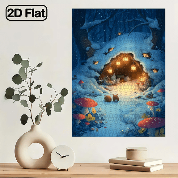 A 1000pcs Adult Puzzle Featuring  Landscape Themes, High Difficulty Level, Suitable for Adults, Family Entertainment.29.4*19.6 in