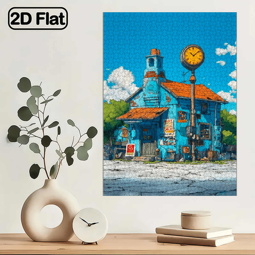 A 1000pcs Adult Puzzle Featuring  Landscape Themes, High Difficulty Level, Suitable for Adults, Family Entertainment.29.4*19.6 in