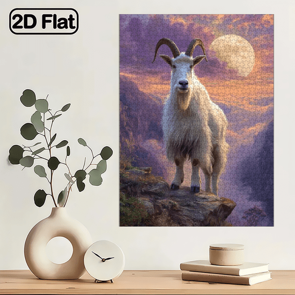 A 1000pcs Adult Puzzle, Measuring 29.4*19.6 Inches, Featuring a Mountain Goat Design, Perfect for Creative Fun with Family And Friends.