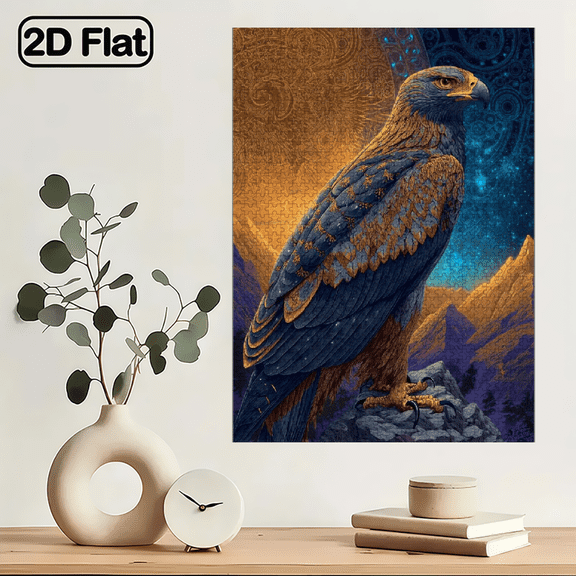 A 1000pcs Adult Puzzle, Measuring 29.4*19.6 Inches, Featuring an Eagle Design. It'S Perfect for Creative Fun with Family And Friends.