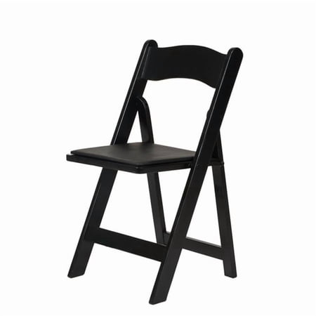 A-101-BK Wood Folding Chair Black