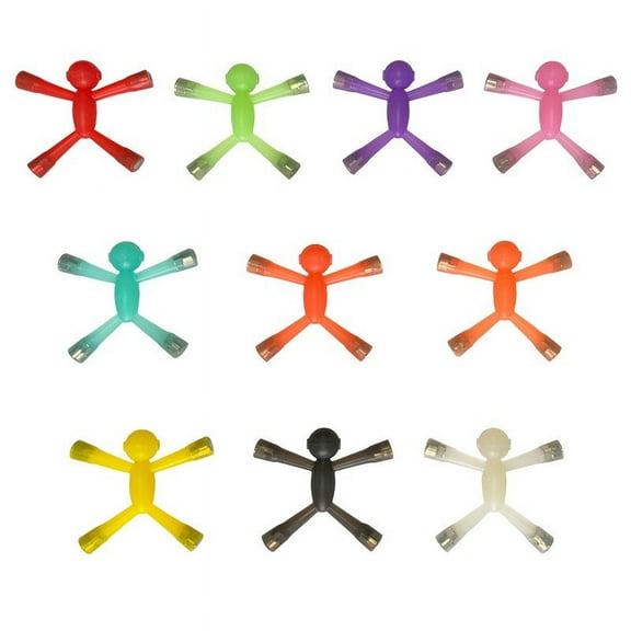 A 10Pcs Magnetic Suction Figurine Toy Humanoid Magnet Stackable Puzzle Stress Relief Versatile Shapes Building