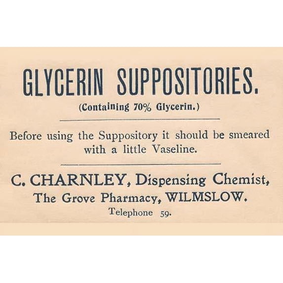 A 1920's pharmacy bottle label. Many of these were quack cures and the main ingredient often was alcohol. Poster Print by Unknown (24 x 36)