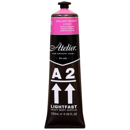 A>2 Chroma Lightfast Heavy Body Acrylic - Brilliant Magenta