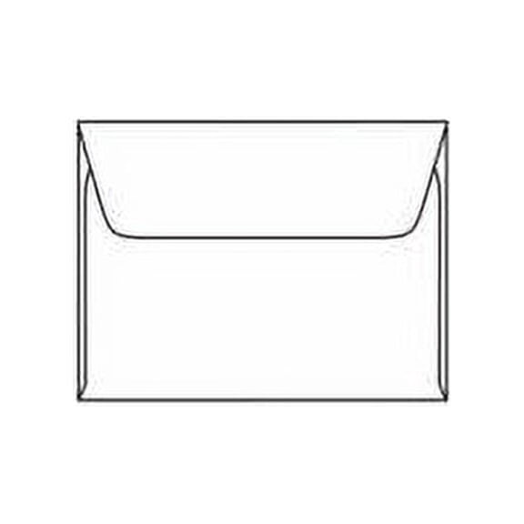 A-2 Machine Insertable Announcement Envelopes, 4-3/8" x 5-3/4", White Vellum 24 lb (SFI Certified), Two Side Seams - Box of 500