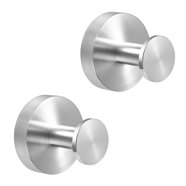 ARCORA Towel Hook 1 Pack, Robe Hooks Brushed Nickel, Heavy Duty Wall Hooks SUS 304 Stainless Steel, Coat Hooks for Bathroom Bedroom