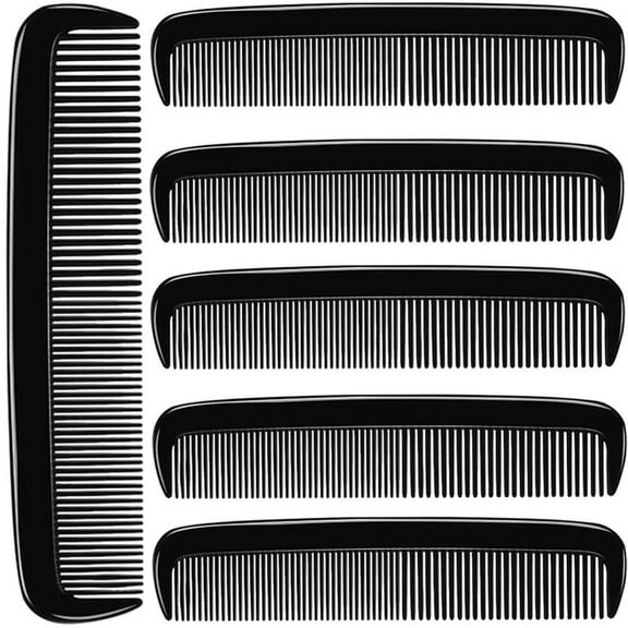 A (24Pack) 5" Pocket Hair Comb Beard & Mustache Combs for Men's Hair Beard Mustache and Sideburns
