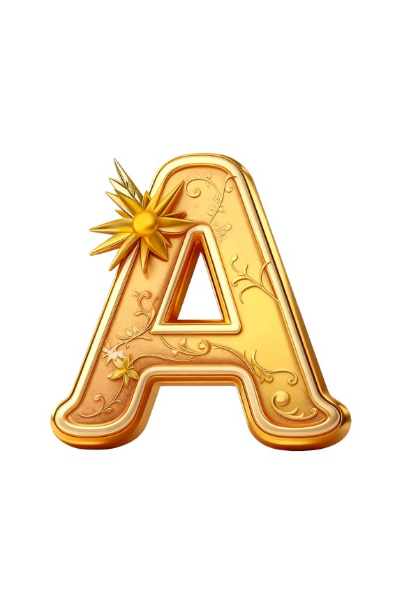 A 2D Style Acrylic Initial Pendant For Decorating Bags And Adding Flair To Car Interiors