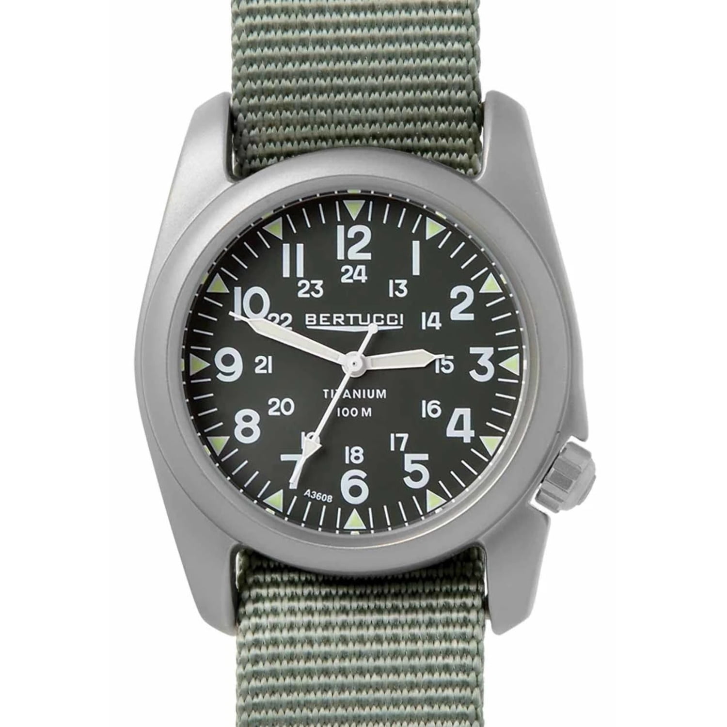 A-2T Vintage Watch Marine Green/Ti-Drab Band 12030 - Walmart.com
