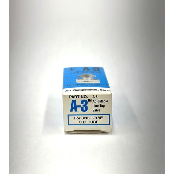 A-3 Adjustable Line Tap Valve for 3/16" - 1/4" O.D. Tube