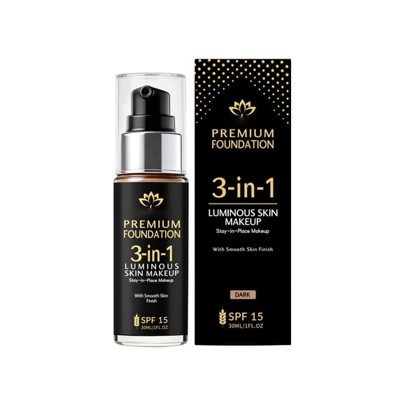 A 30Ml 3 In 1 Multi Effect Foundation Brightens Sets Makeup Long Time Smooths Daily