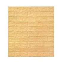 A 3D Brick Pattern Wall Sticker, Self-Adhesive Foam Wallpaper For Room Decor, 27.56 X 30.31 In, Eva Material, Easy To Apply
