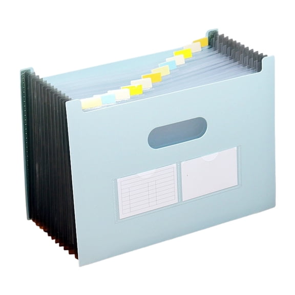 A 4 Accordions File Storage Box Multi-Layer Document Folder Expanding File Folder for Sorting Documents and Papers