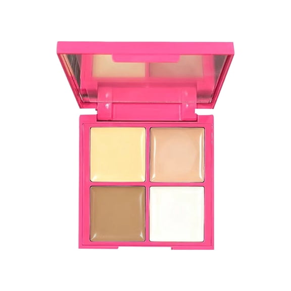 A 4 Color Concealer Plate Facial Concealer High Gloss Cream To Cover Lacrimal Groove