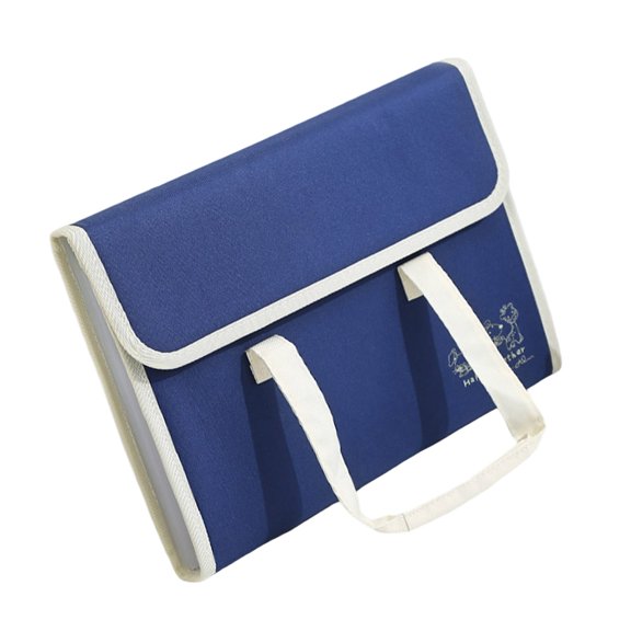 A 4 File Bag Document Bag File Folder Storage Bag Easy to Use Document Folder Organ Folder School Office Supplies
