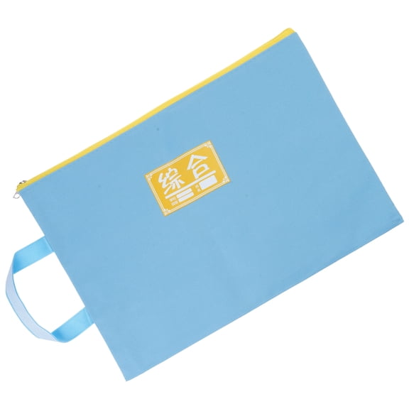 A 4 Handheld File Bag Document Folder Document Bag with Handle File Organiser Book Storage Bag School Supplies