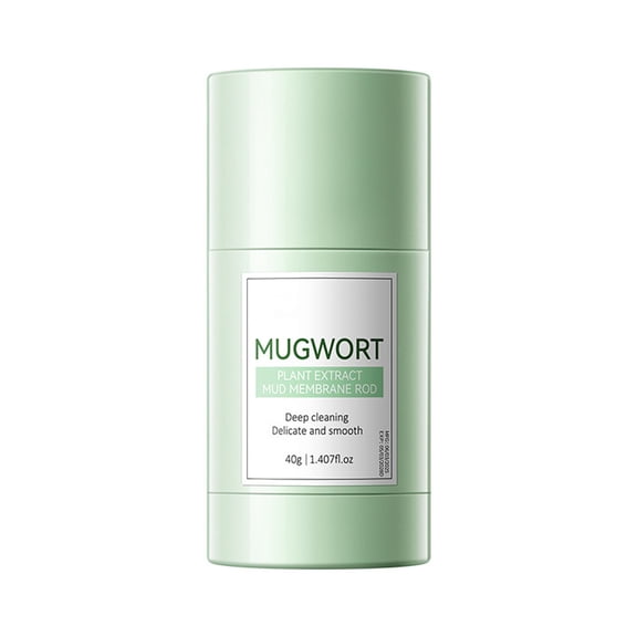 A 40G Mugwort Deep Cleansing Mud Mask Stick Purifying Pore Cleanser For Face