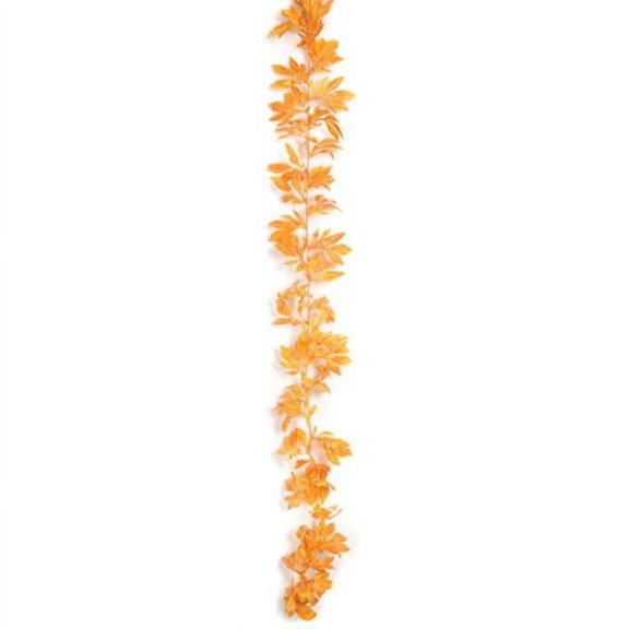 A-430A-R 9 ft. Peony Garland, Amber& Rust