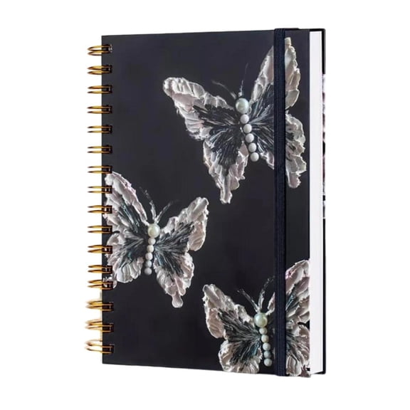 A 5 Travel Notebook Aesthetic Spirals Notebook Butterfly Stationery Notebooks