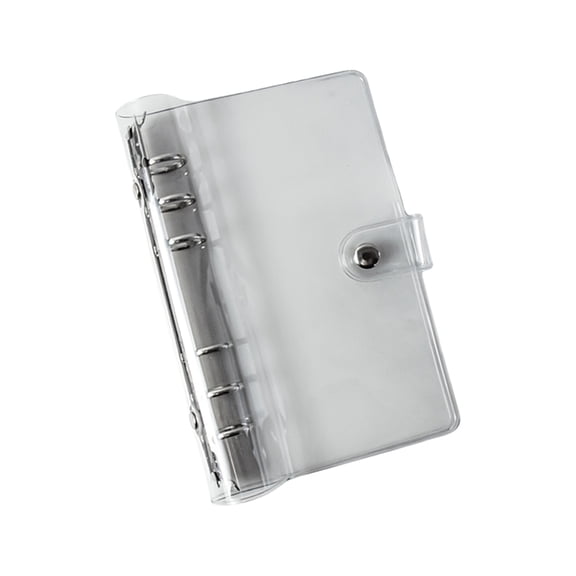 A 6 6 Rings Binder Cover Soft Binder Cover Folder Snap Button Closure Refillable Planner Binder School Office Supplies