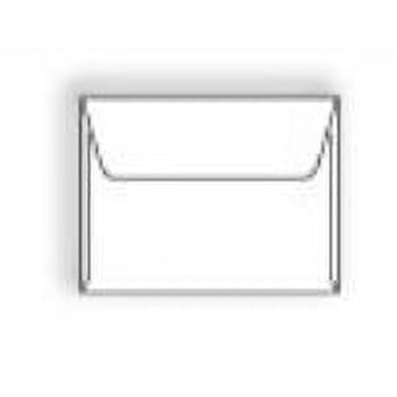 A-6 Machine Insertable Announcement Envelopes, 28 lb White Sulphite, 4-3/4" x 6-1/2", Vellum Finish (SFI Certified), Side Seams, Wallet Flap - Box of 500 Envelopes