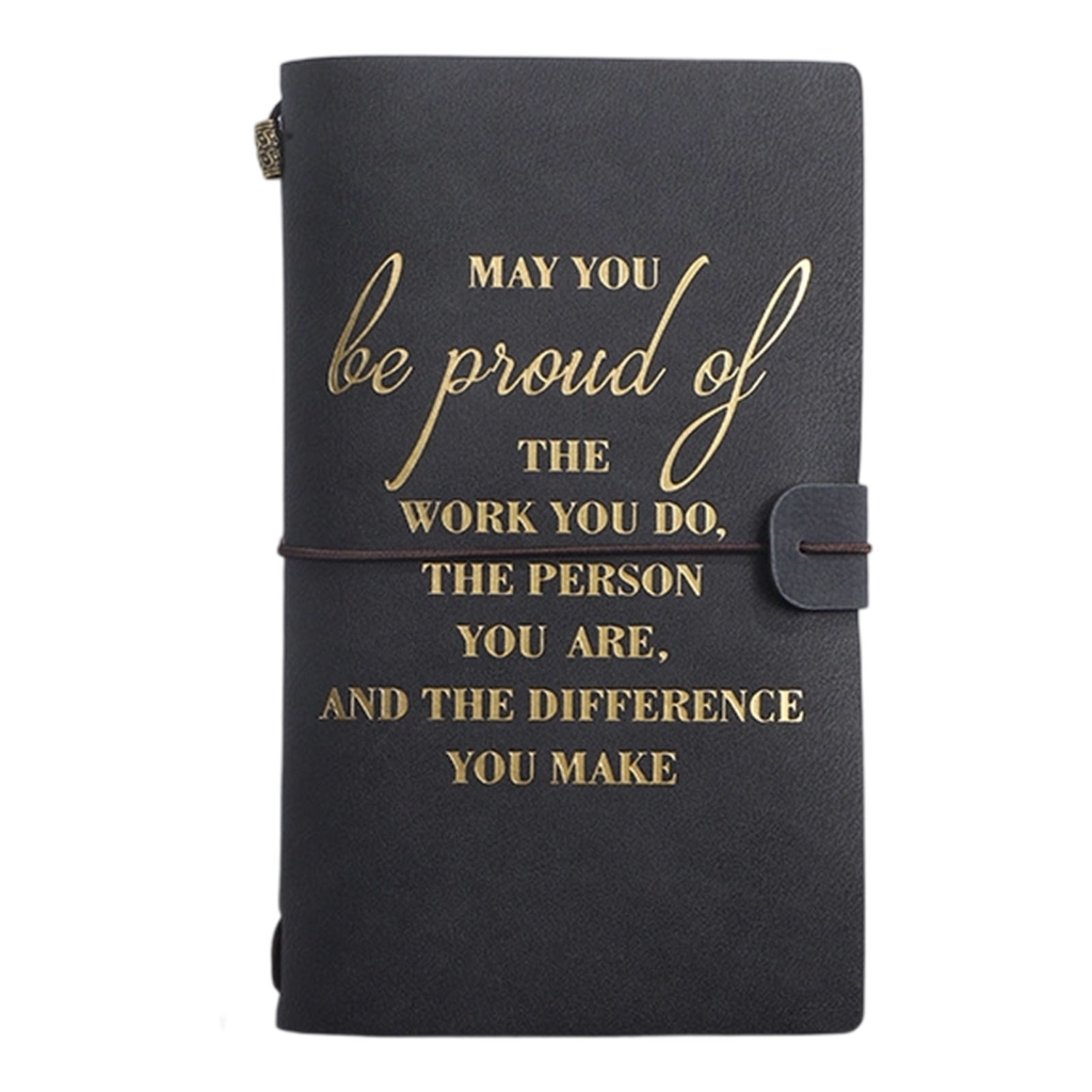 A6 Business Notebook Creative Notebook Meeting Notepad PU Cover Journal Notebook