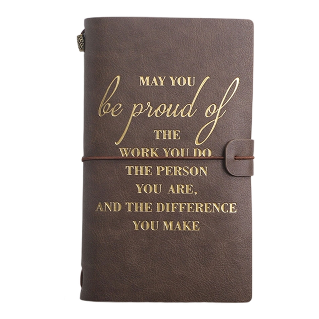 A6 Business Notebook Creative Notebook Meeting Notepad PU Cover Journal Notebook