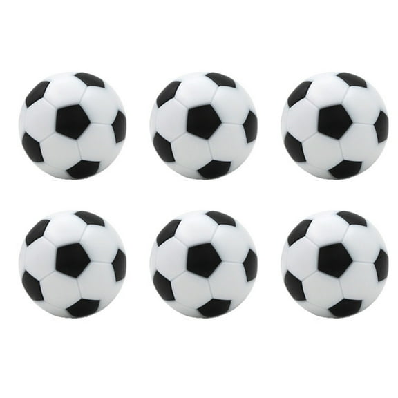 A 6 Pack 32Mm Table Football Balls Mini Soccer Balls Replacement For Foosball Table Accessory Standard